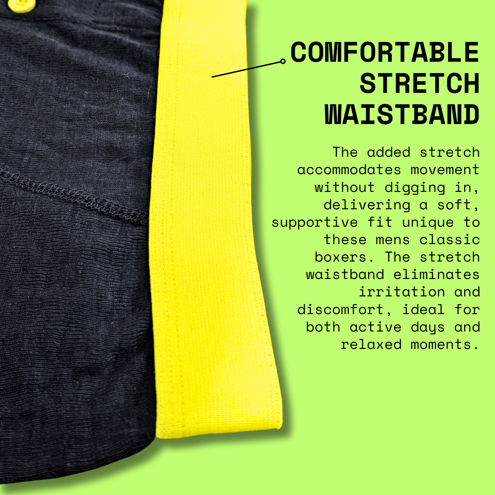 Sock Stack Boxer Shorts 12 Pack Black Cotton Blend Breathable Comfortable Stretch Button Fly MB08 Durable Lightweight Activewear Underwear