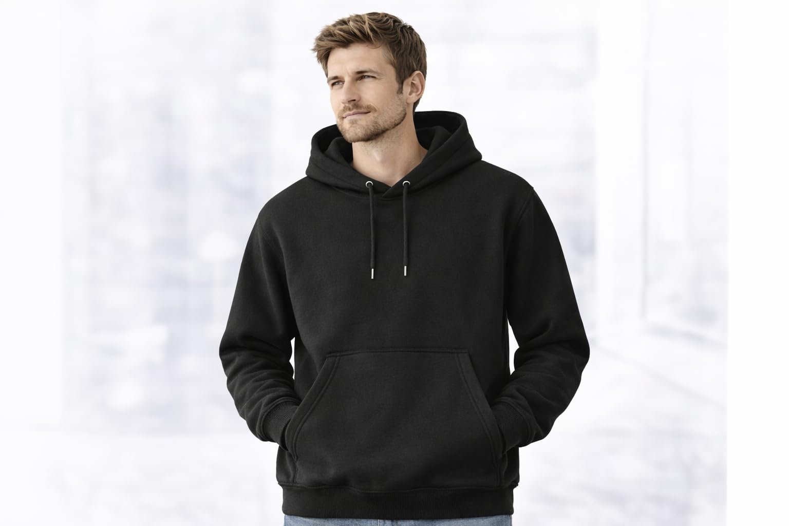 MAYAR STYLES® Men’s Pullover Hoodie Plain Sweatshirt | Soft Warm Fleece Hoodie | Casual Everyday Hoody for Men | S–XXL | Black Grey Charcoal Navy Pink