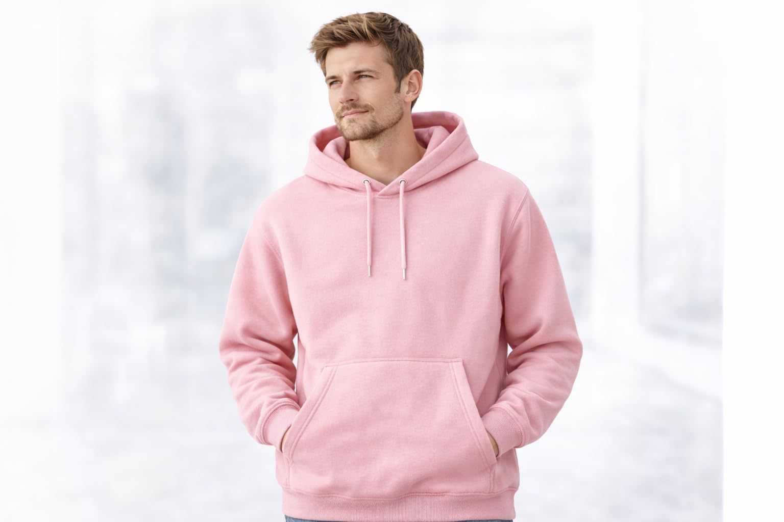 MAYAR STYLES® Men’s Pullover Hoodie Plain Sweatshirt | Soft Warm Fleece Hoodie | Casual Everyday Hoody for Men | S–XXL | Black Grey Charcoal Navy Pink