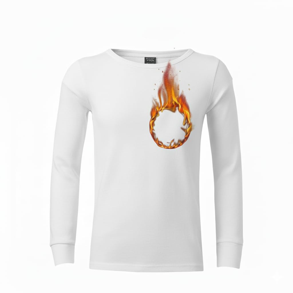 MAYAR STYLES Mens Thermals - Thermal Top for Men, Long Sleeve Thermal Tops Mens, Thermal Vests, Comfort Fit Thermal Shirt Men, 0.45 TOG, Cotton-Polyester Blend in Black, White, Charcoal, Small to XXL