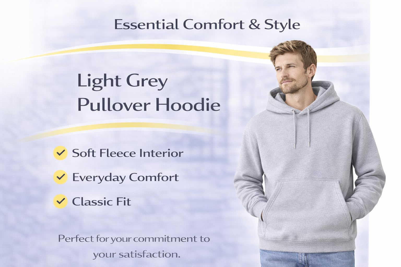 MAYAR STYLES® Men’s Pullover Hoodie Plain Sweatshirt | Soft Warm Fleece Hoodie | Casual Everyday Hoody for Men | S–XXL | Black Grey Charcoal Navy Pink