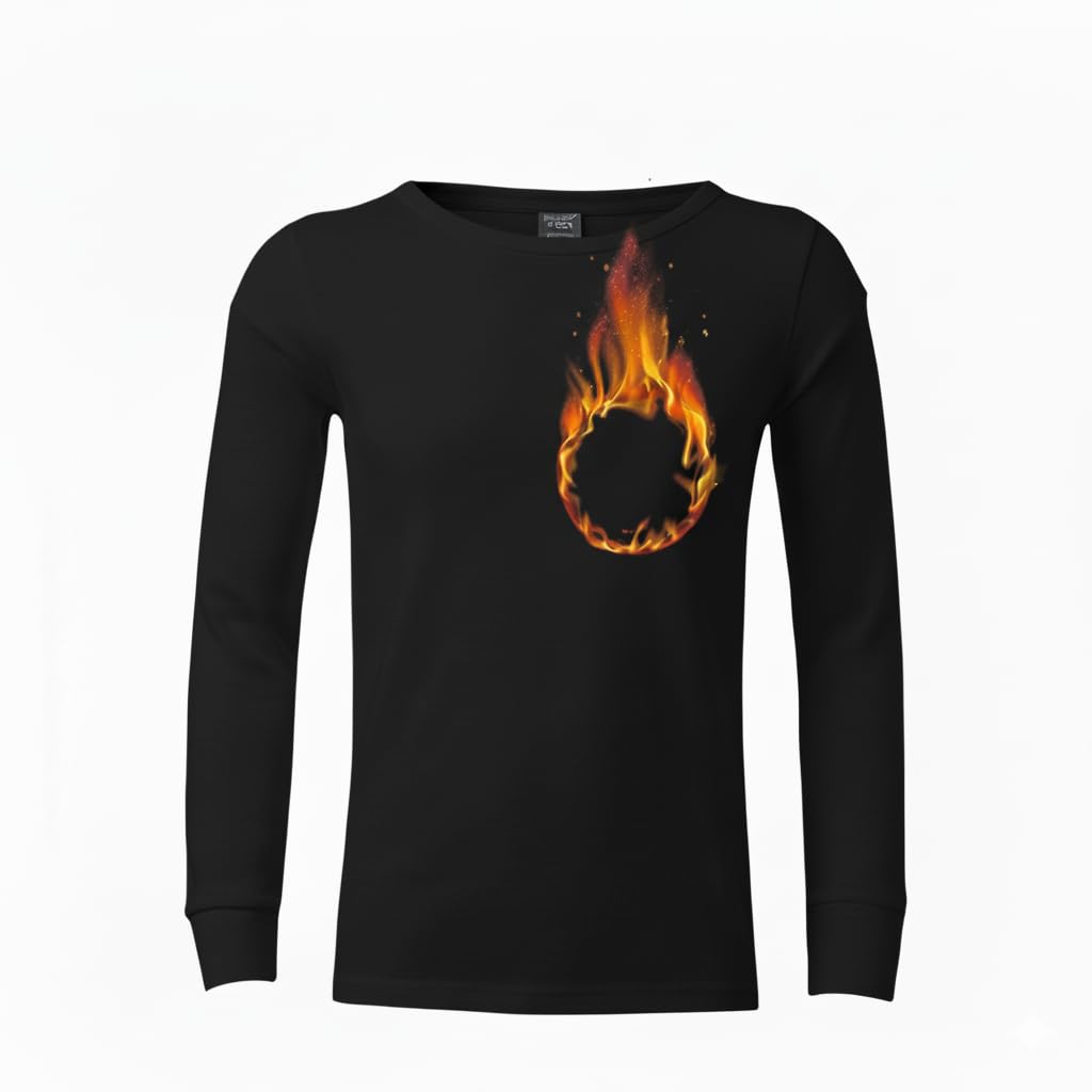 MAYAR STYLES Mens Thermals - Thermal Top for Men, Long Sleeve Thermal Tops Mens, Thermal Vests, Comfort Fit Thermal Shirt Men, 0.45 TOG, Cotton-Polyester Blend in Black, White, Charcoal, Small to XXL