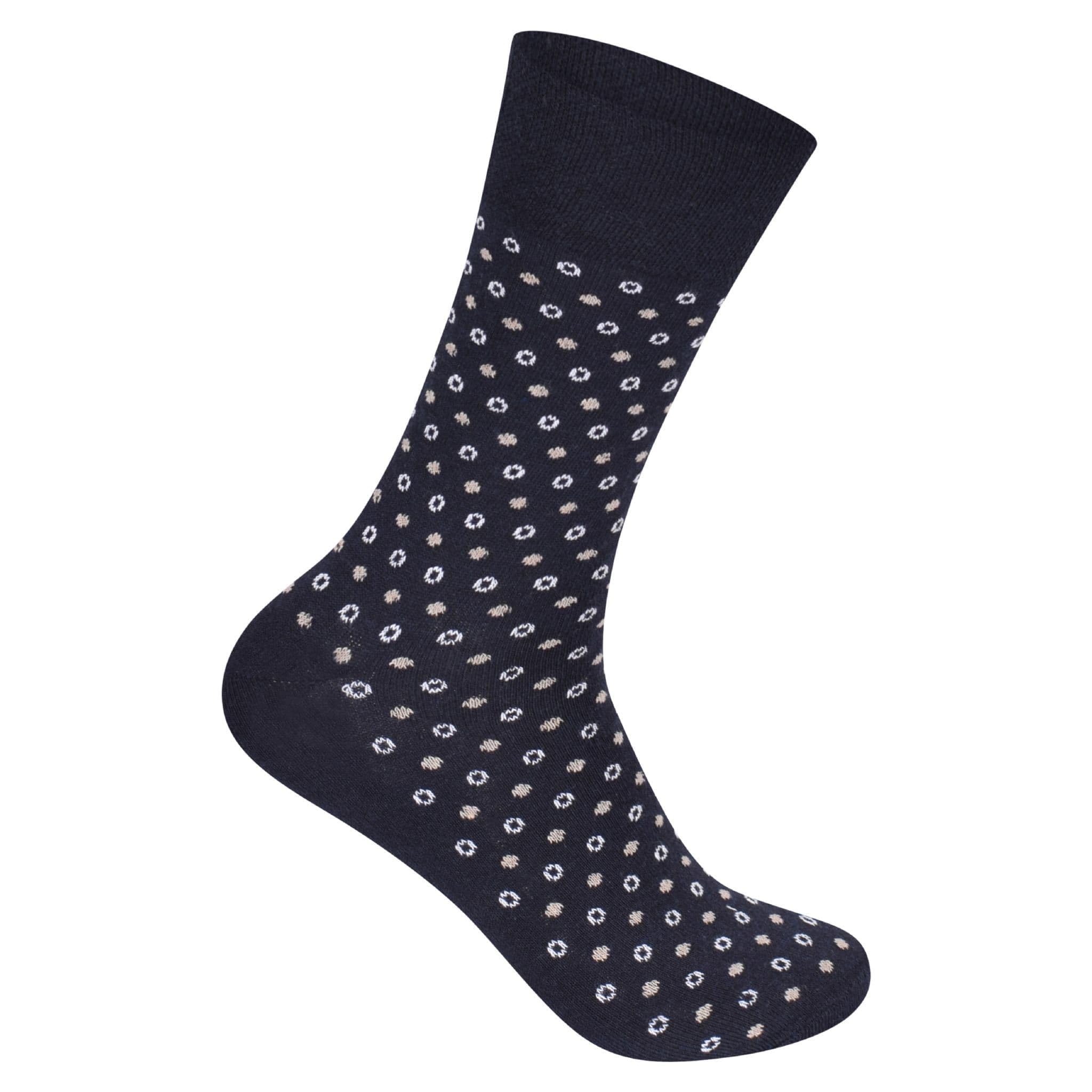 MAYAR STYLES Mens Diabetic Stripy Suit Socks, Non-Elastic Cotton Rich, UK 7-11, Stretchy Circulatory Socks