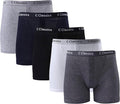 MAYAR STYLES® Men’s Boxer Shorts Multipack – Breathable Cotton Boxer Underwear with Soft Elastic Waistband, Comfortable Everyday Fit – Assorted Colours