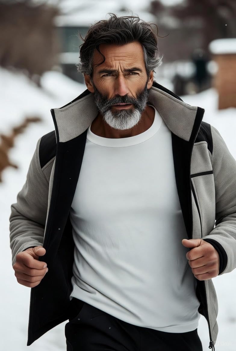 MAYAR STYLES Mens Thermals - Thermal Top for Men, Long Sleeve Thermal Tops Mens, Thermal Vests, Comfort Fit Thermal Shirt Men, 0.45 TOG, Cotton-Polyester Blend in Black, White, Charcoal, Small to XXL