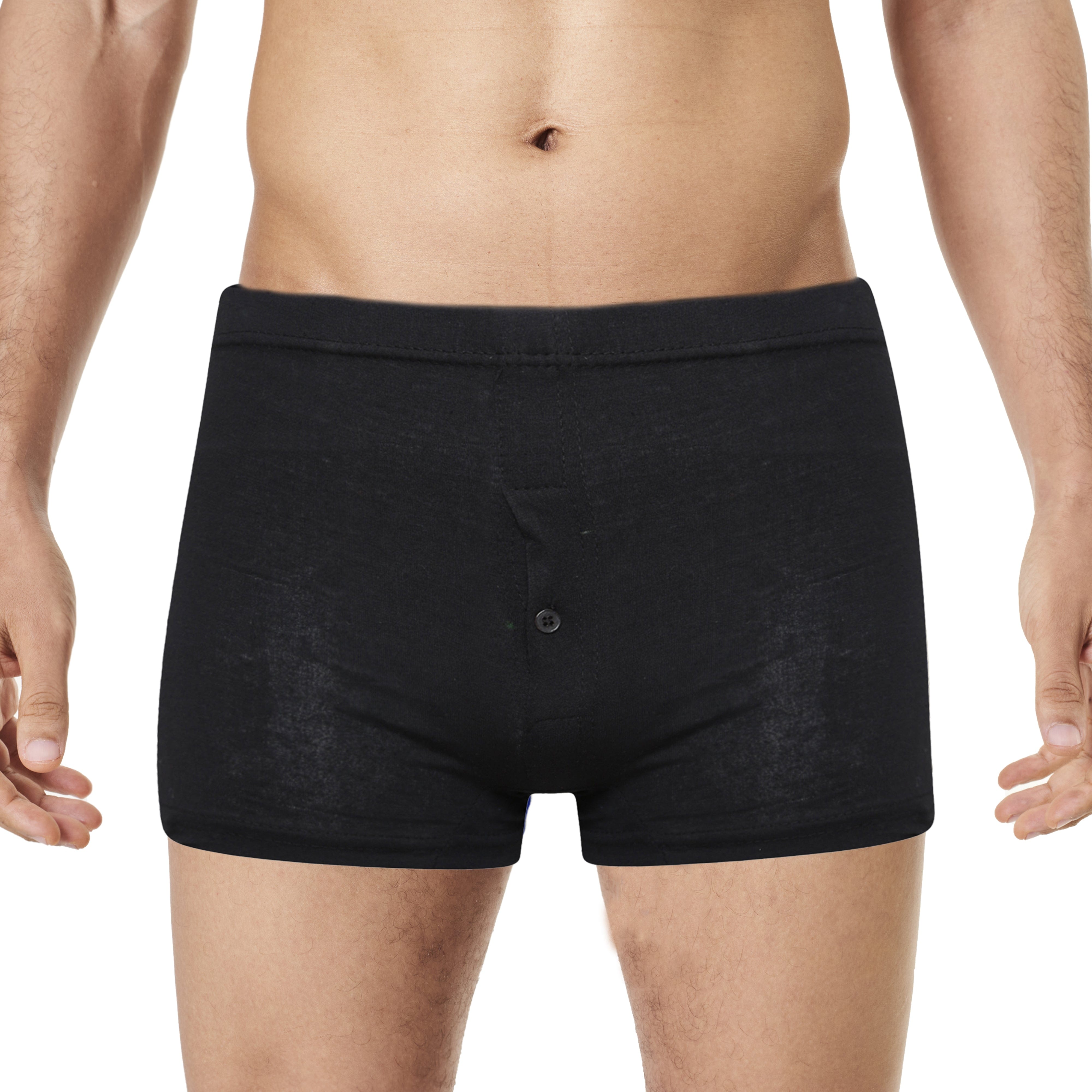 Sock Stack Mens Jersey Boxer Shorts Cotton Rich Classic Fit Breathable Button Fly Pack Of 6 Everyday Comfort For Active Wear