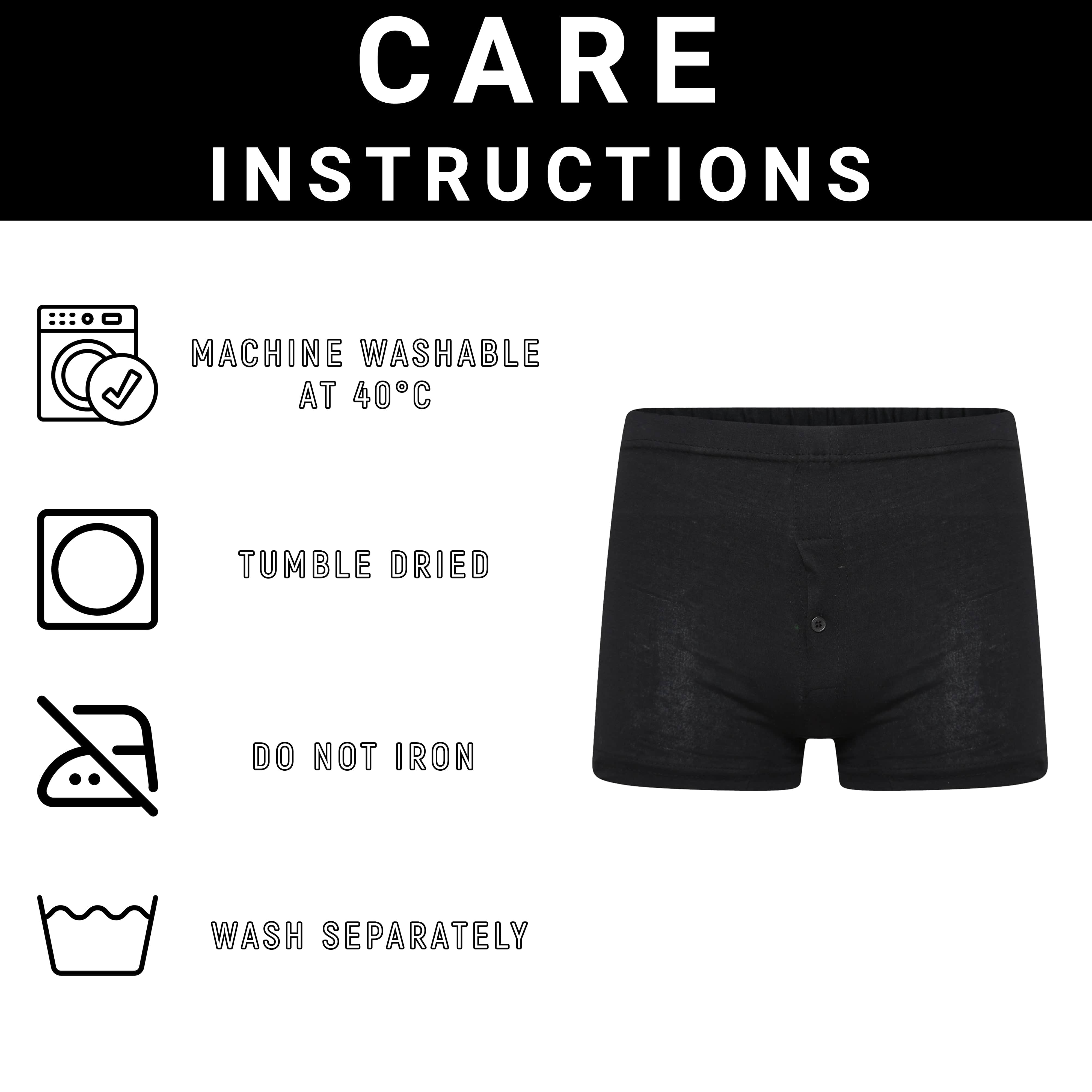 Sock Stack Mens Jersey Boxer Shorts Cotton Rich Classic Fit Breathable Button Fly Pack Of 6 Everyday Comfort For Active Wear